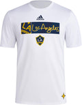 Men's LA Galaxy Short Sleeve T-Shirt - Regular Fit Crewneck
