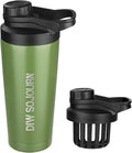 Insulated Stainless Steel Shaker - Noise-Free Design
