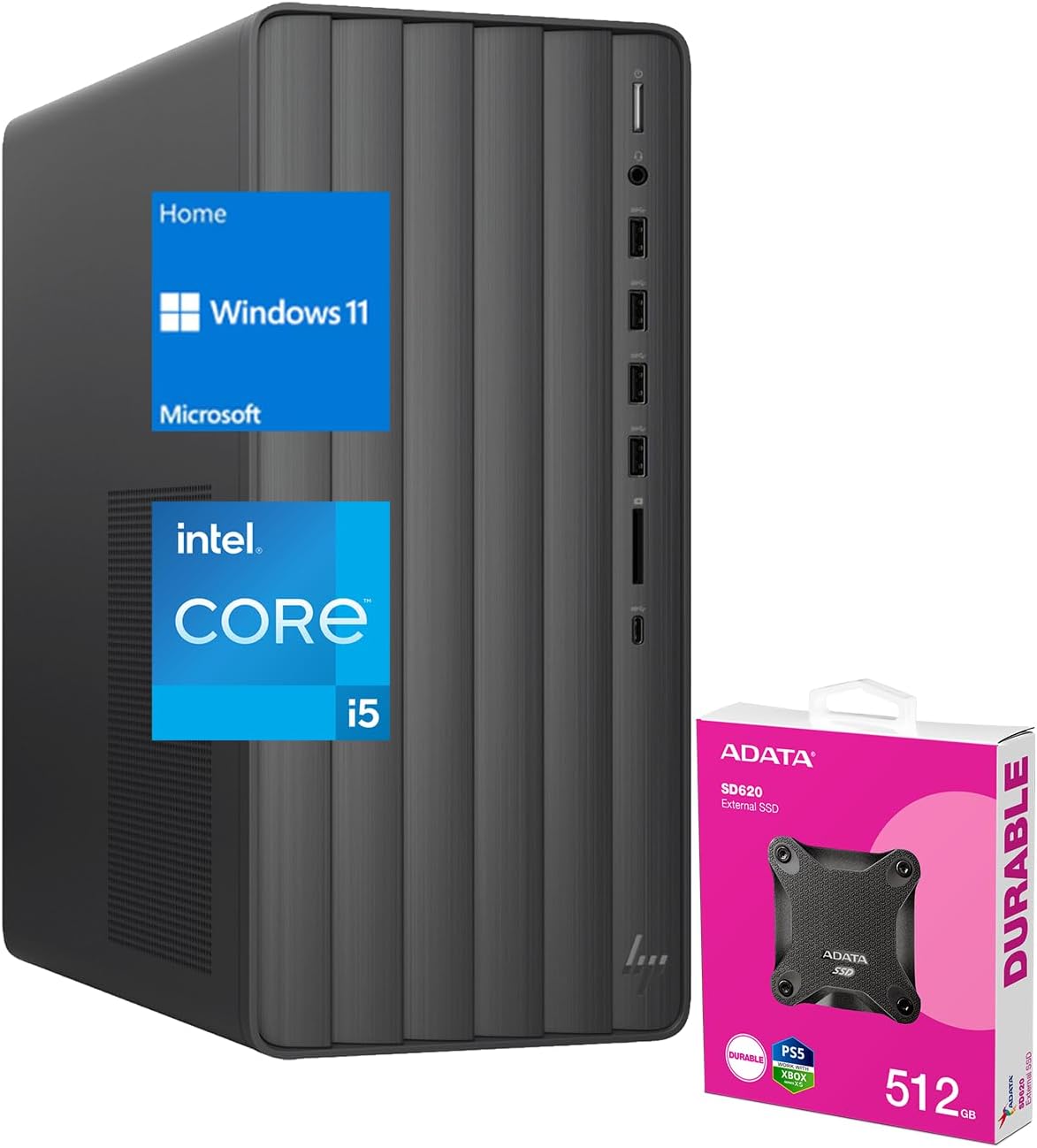 HP Envy i5 Desktop with 64GB RAM and 4TB SSD for Power Users