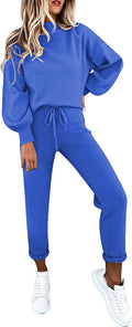 Fixmatti Women's 2 Piece Sweatshirt Jogger Set (Style MJPY)