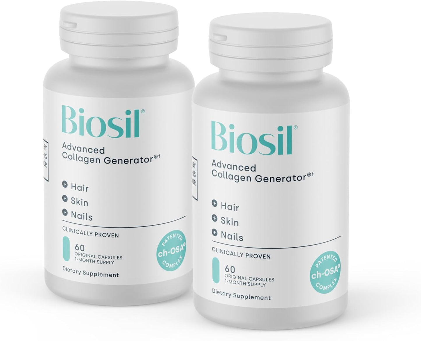 Biosil Collagen Booster Supplement for Skin, Hair, and Nails