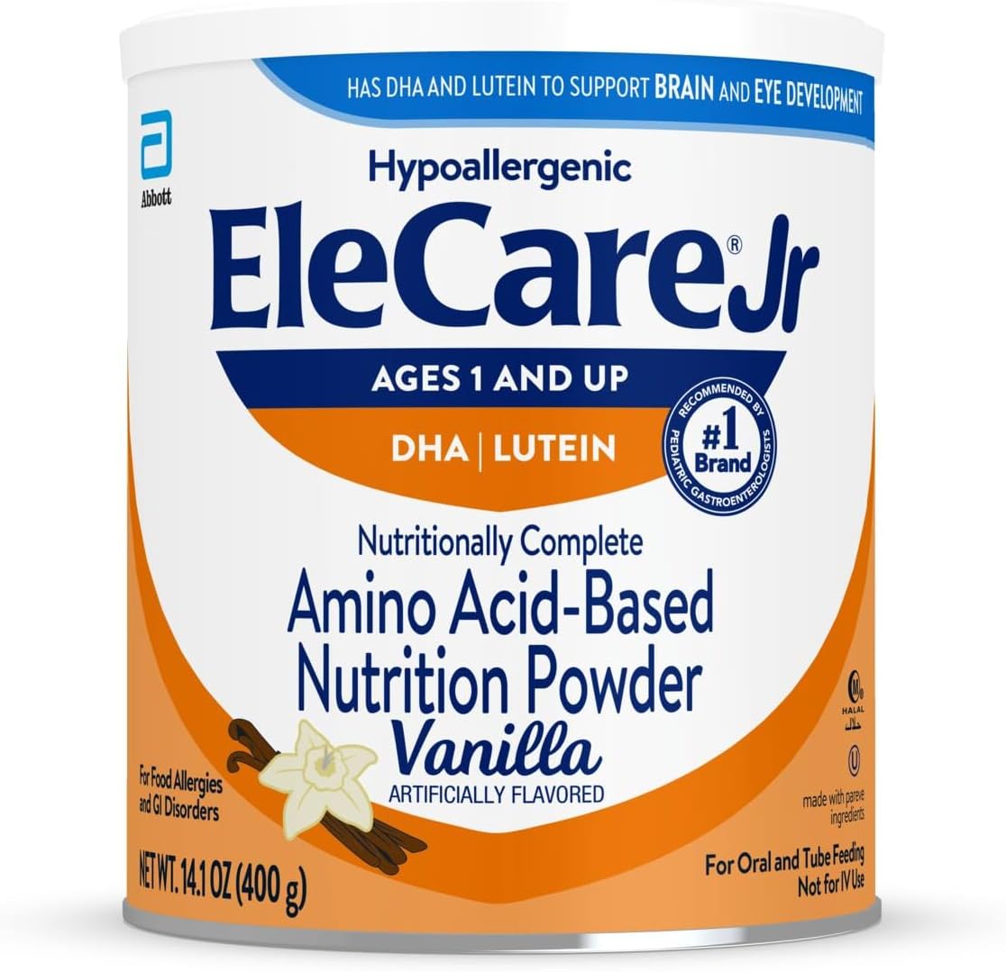 EleCare Jr Vanilla Amino Acid-Based Nutrition Powder for Kids