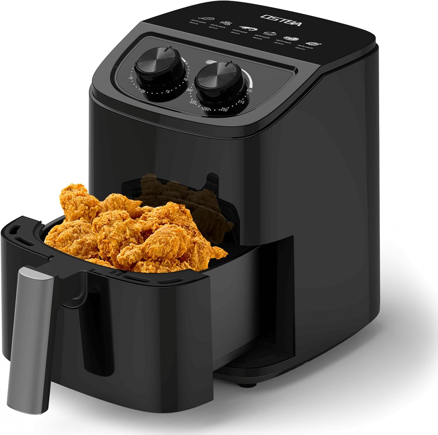 OSTBA 2.5QT Air Fryer for Healthy Cooking with 6 Menu Options
