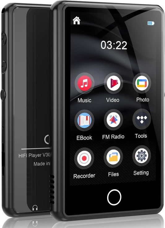 Foeuyte Mp3 Player for Kids: 80GB Bluetooth Music Device