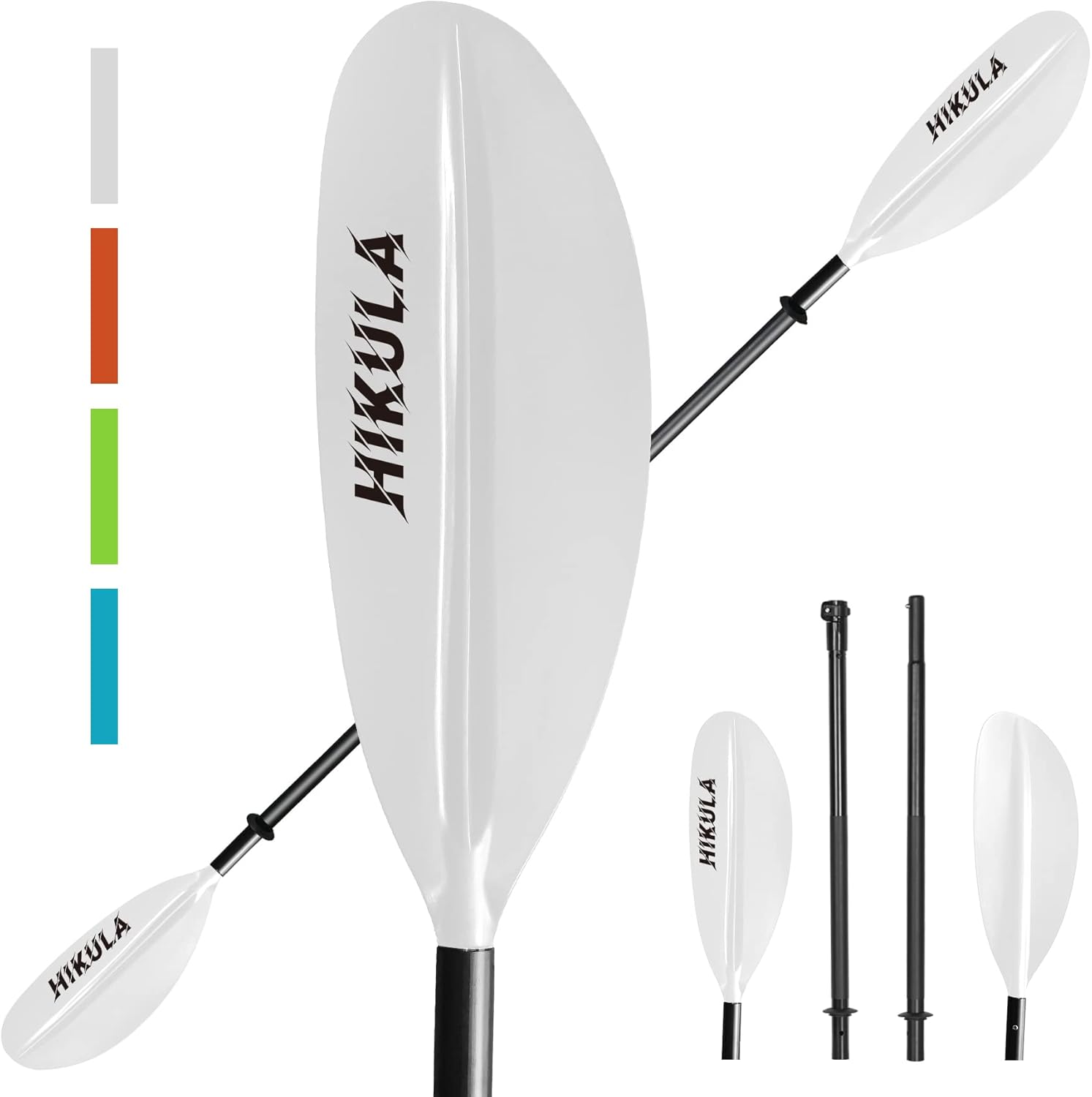 Kayak Paddle 4 Pieces Lightweight Oars with Aluminum Shaft