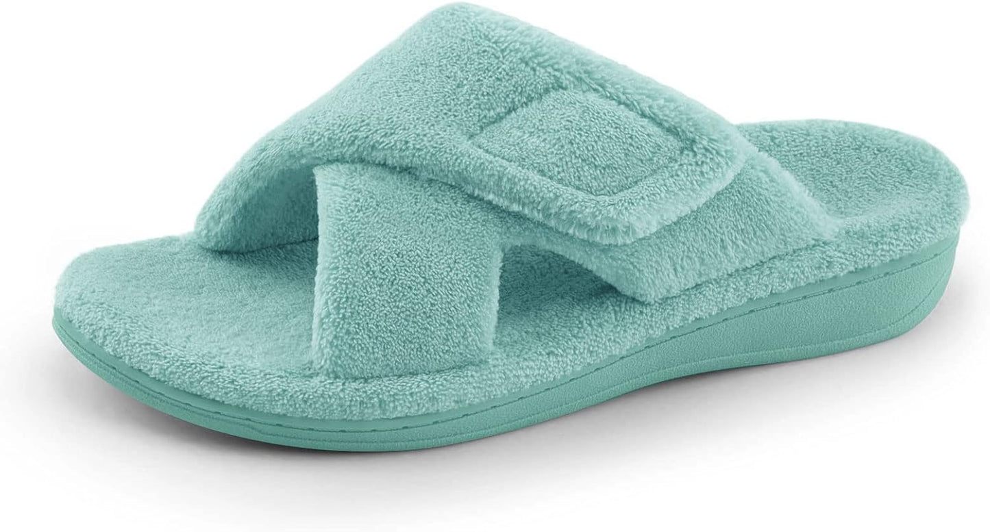 Fuzzy Orthotic Arch Support Slippers for Plantar Fasciitis Relief