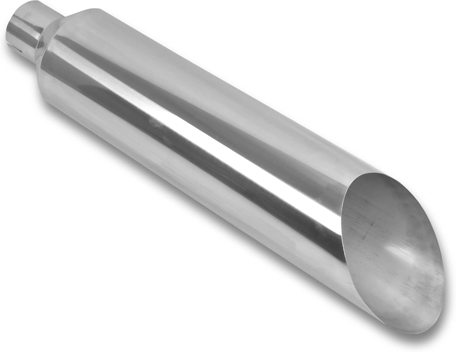5 Inch Inlet 7 Inch Outlet Polished Stainless Steel Diesel Exhaust Tip