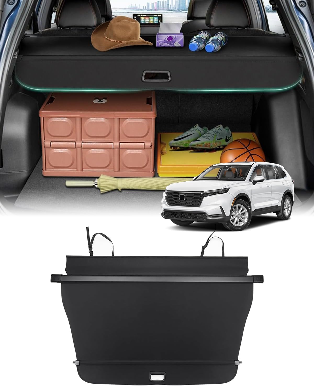 Powerty Cargo Cover for 2023-2026 Honda CRV - Perfect Fit
