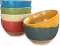 Mora Ceramic Artisan Matte Small Dessert Bowls - 16oz Set of 6