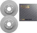 Max Advanced Brakes Rear Brake Rotors for Winter Roads - Rust