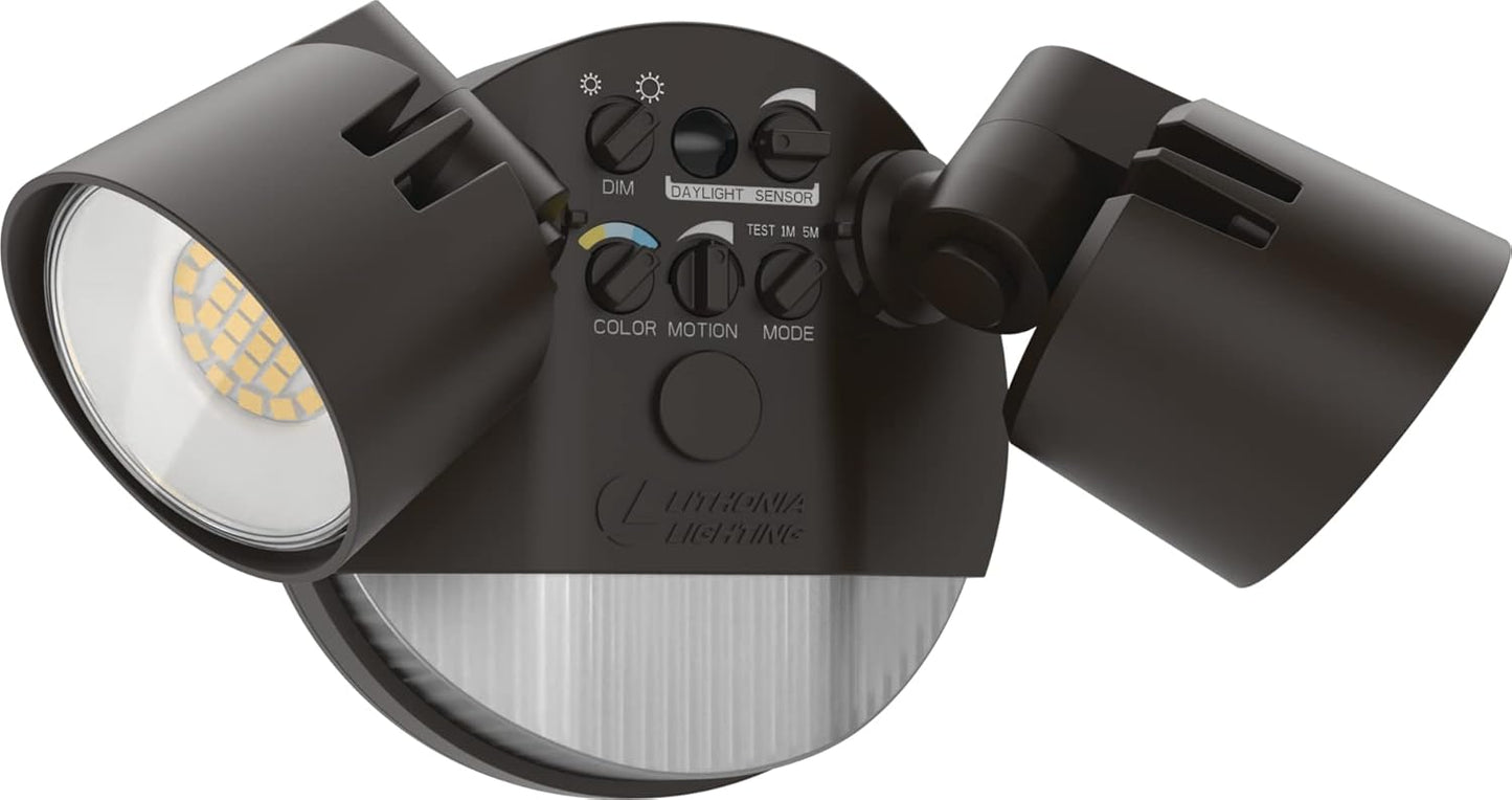 HomeGuard 2-Light LED Outdoor Flood Lights with Motion Sensor