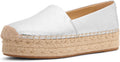 Michael Kors Women's Lynn Espadrille Ballet Flat - Metallic Leather