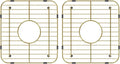 Gold Metal Kitchen Sink Racks 2 Pack 13in x 11.6in - Protective Sink