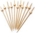 200 Wood Pearl Cocktail Picks for Fancy Decor