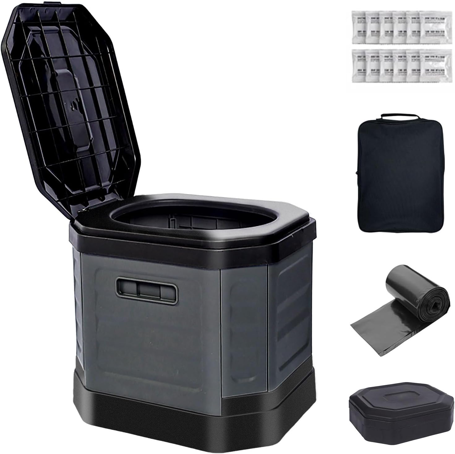Portable Camping Toilet for Adults and Kids - Travel Essential