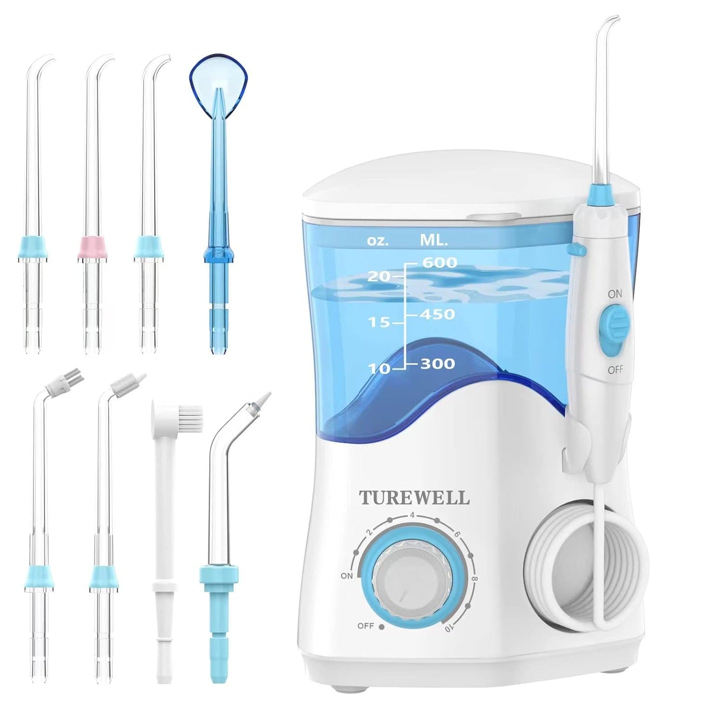 TUREWELL Water Dental Flosser for Deep Cleaning and Gum Health