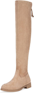 Vepose Women's 998 Suede Over The Knee High Boots - Comfortable Flat 6