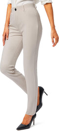 Rammus Women's Office Dress Pants with Functional Pockets for Comfort