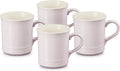 Le Creuset Stoneware Mugs Set of 4, 14 oz - Durable Everyday Mugs