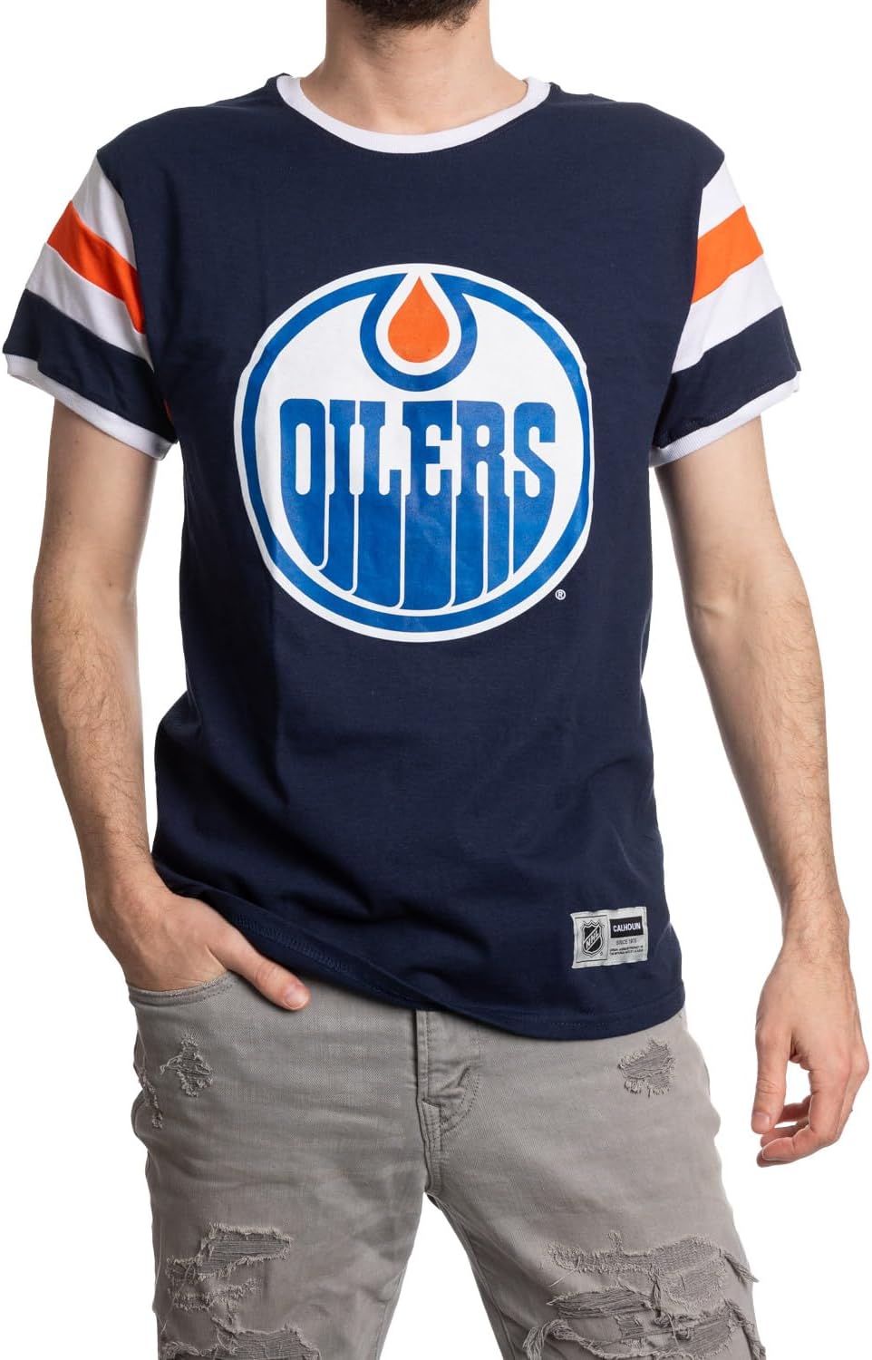 Calhoun NHL Surf & Skate Retro Style T-Shirt for Men