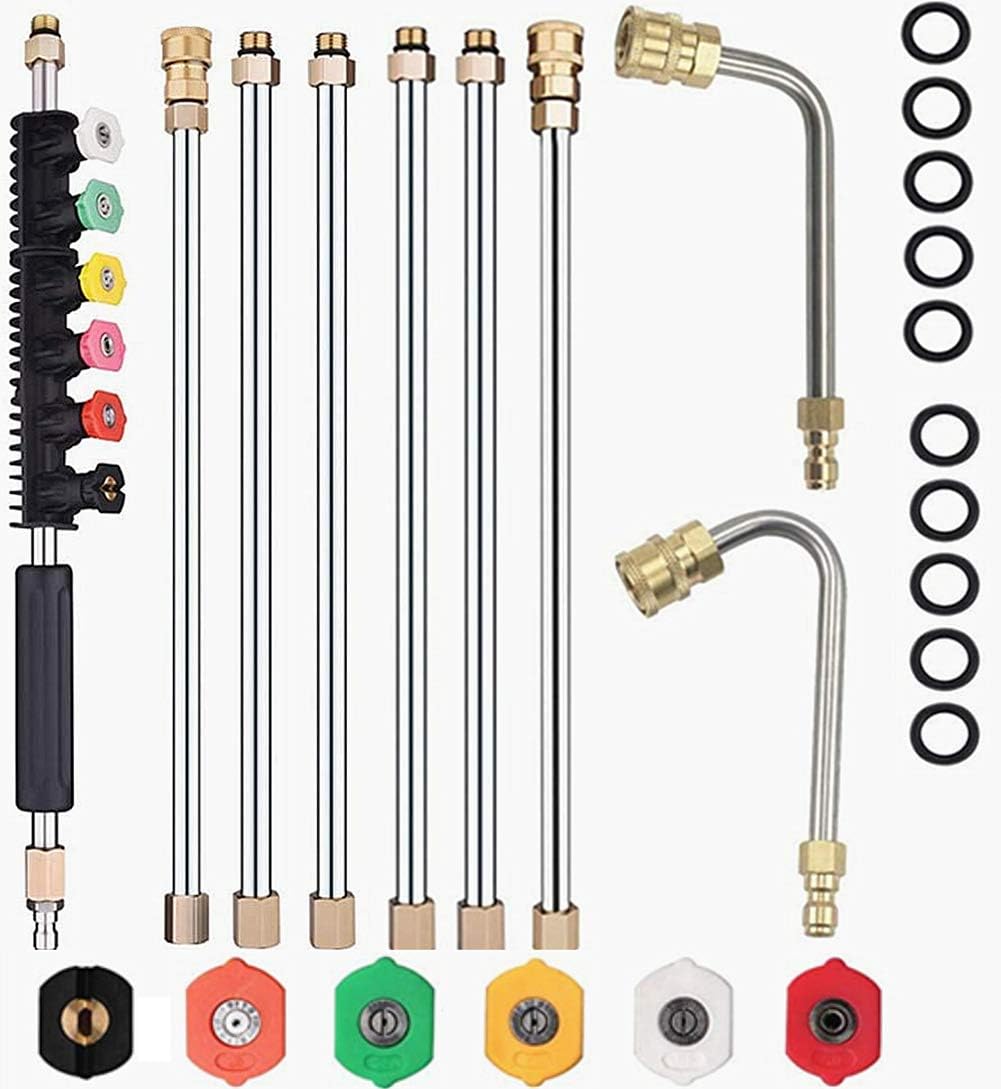 Selkie 120 Inch Stainless Steel Pressure Washer Extension Wand
