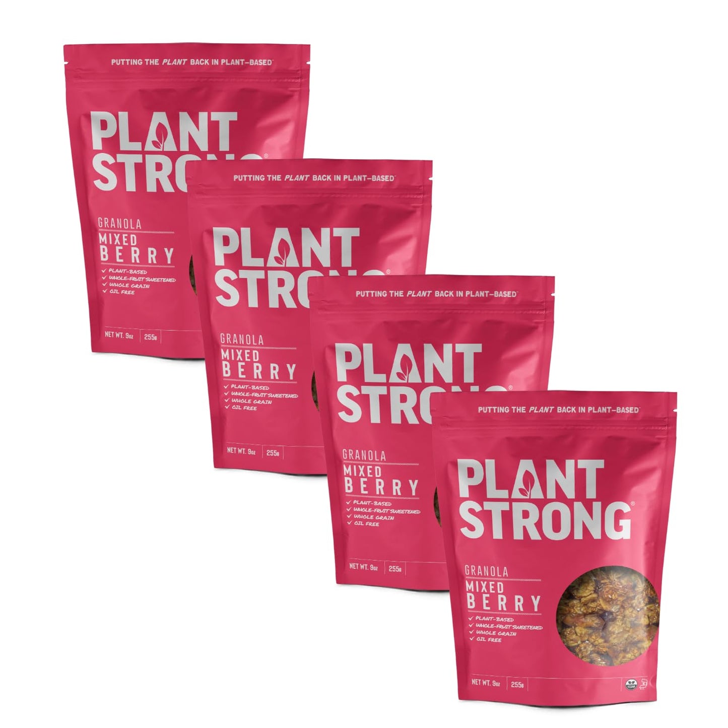 PLANTSTRONG Crispy Mixed Berry Crumble Granola Snack Mix Review