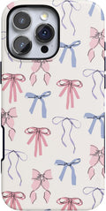 Casely iPhone 16 Pro Case Coquette Girlie Pastel Bows - Bold