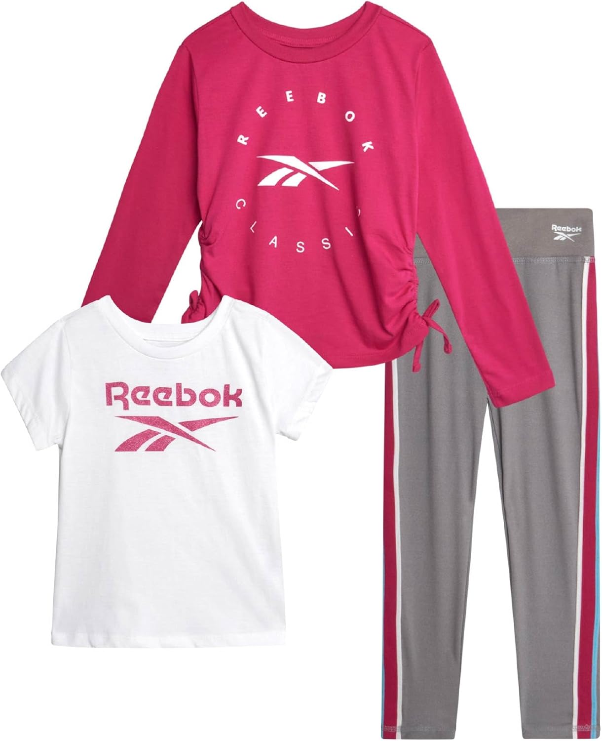 Reebok Active Girls Leggings Set for Stylish Everyday Wear