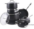 All-Clad HA1 Hard Anodized Nonstick Cookware Set 13 Piece - Durable