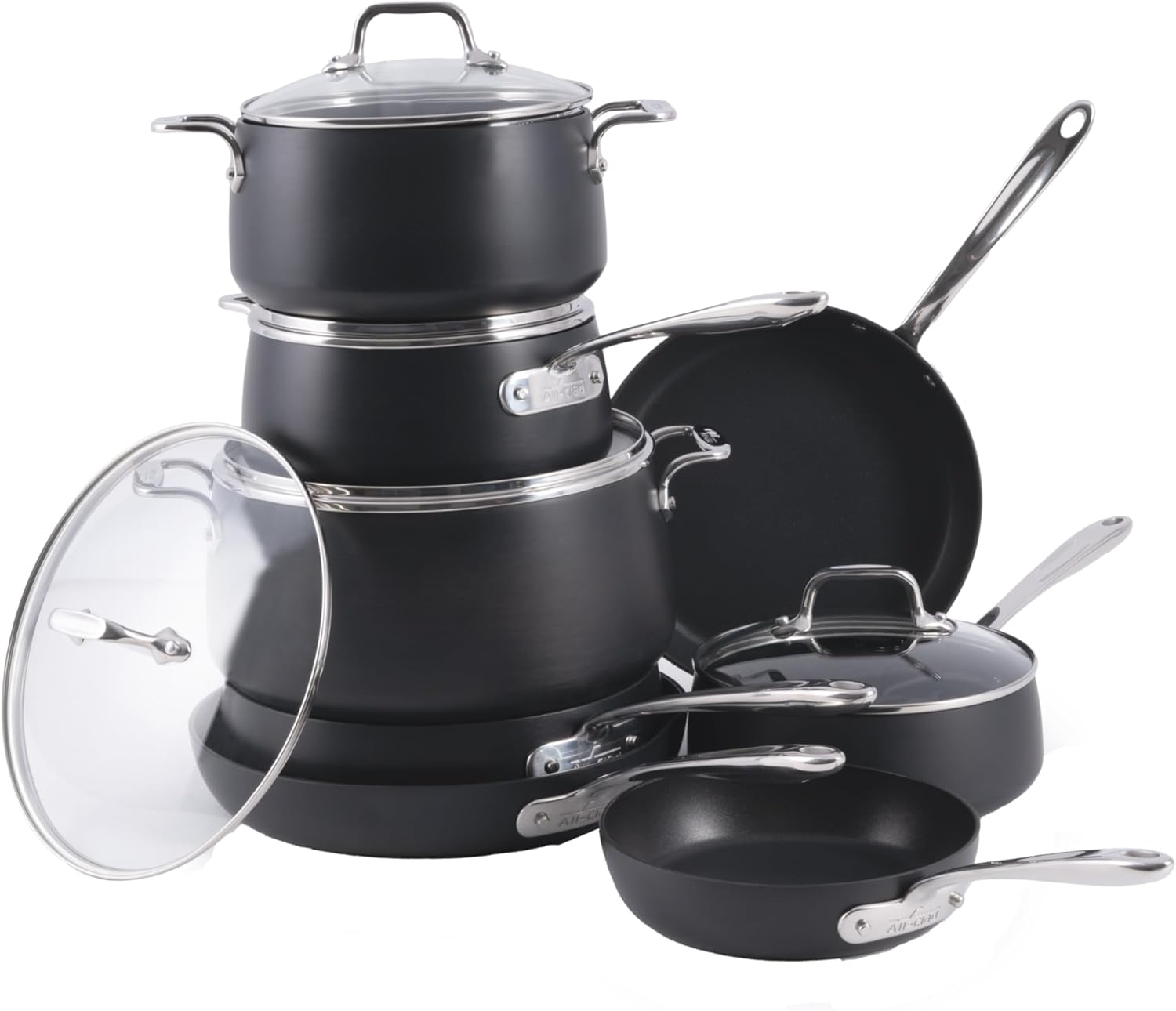 All-Clad HA1 Hard Anodized Nonstick Cookware Set for Every Chef