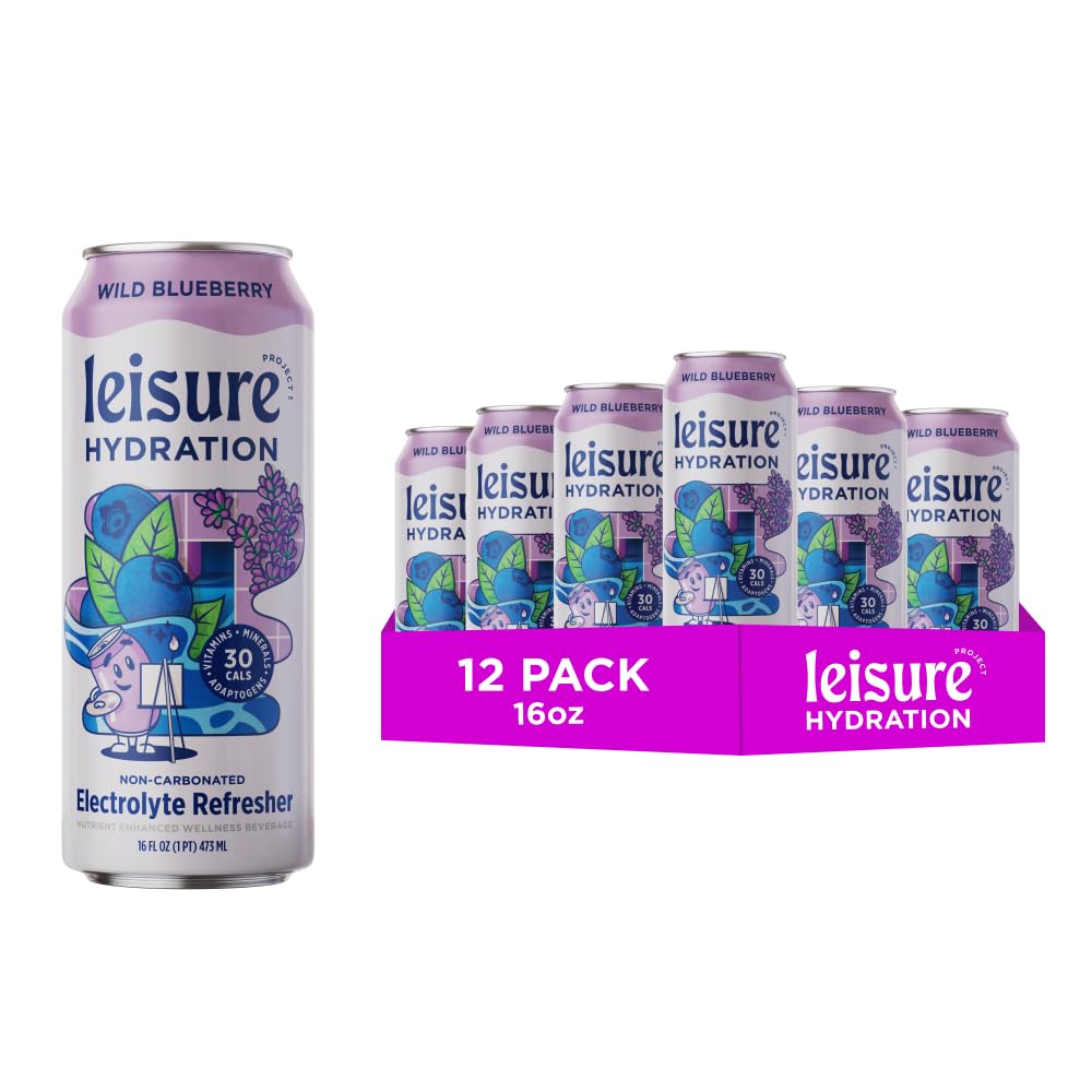 Leisure Hydration Electrolyte Refresher - Wild Blueberry Flavor