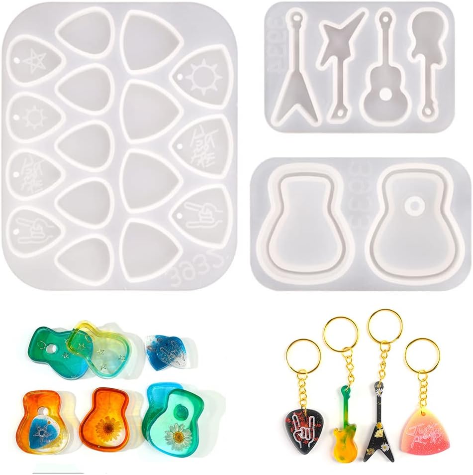 Resin Guitar Pick Molds - Create Custom Picks!