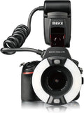 MEKE MK-14EXT-N Ring Flash for Nikon - Macro and Close-Up Lighting
