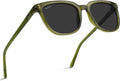 WearMe Pro Polarized Classic Retro Flat Square Sunglasses for Men