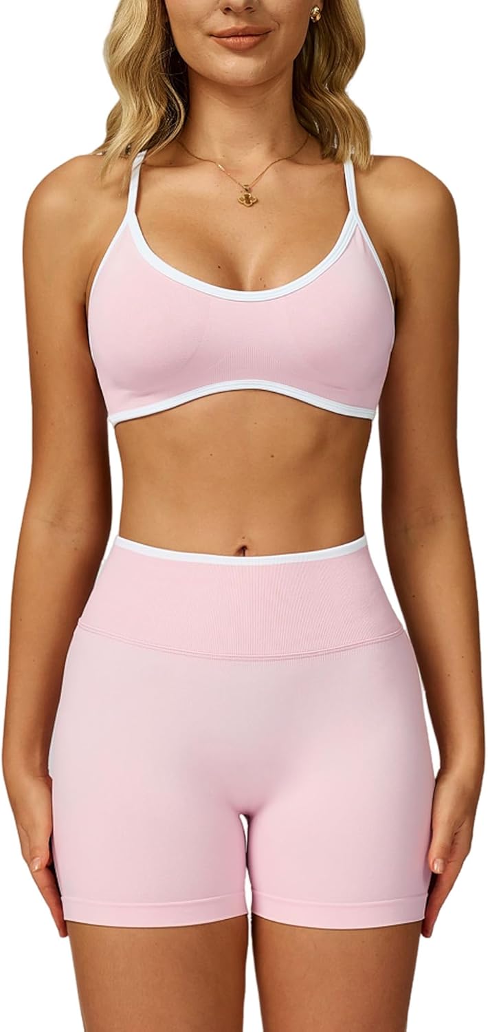 Two Piece Women Workout Sets for Gym Yoga Active Wear Outfits