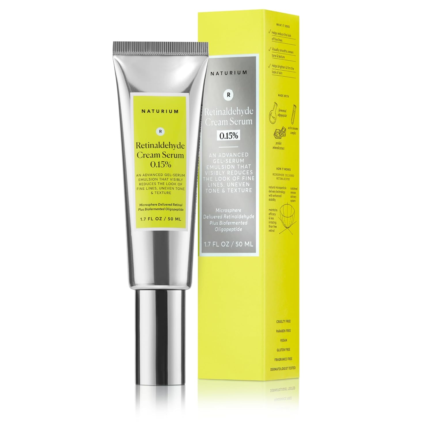 Naturium Retinaldehyde Cream Serum for Advanced Anti-Aging Care