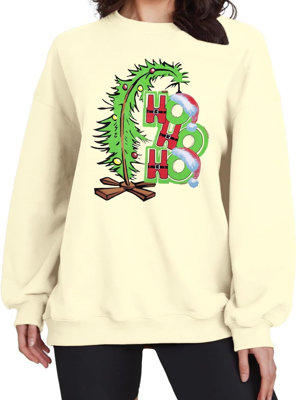 ASTANFY HOHO Sweatshirt: Festive Funny Chic