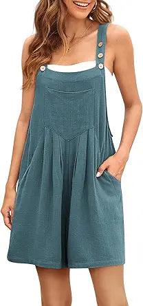 AUTOMET Casual Summer Jumpsuits for Women with Pockets