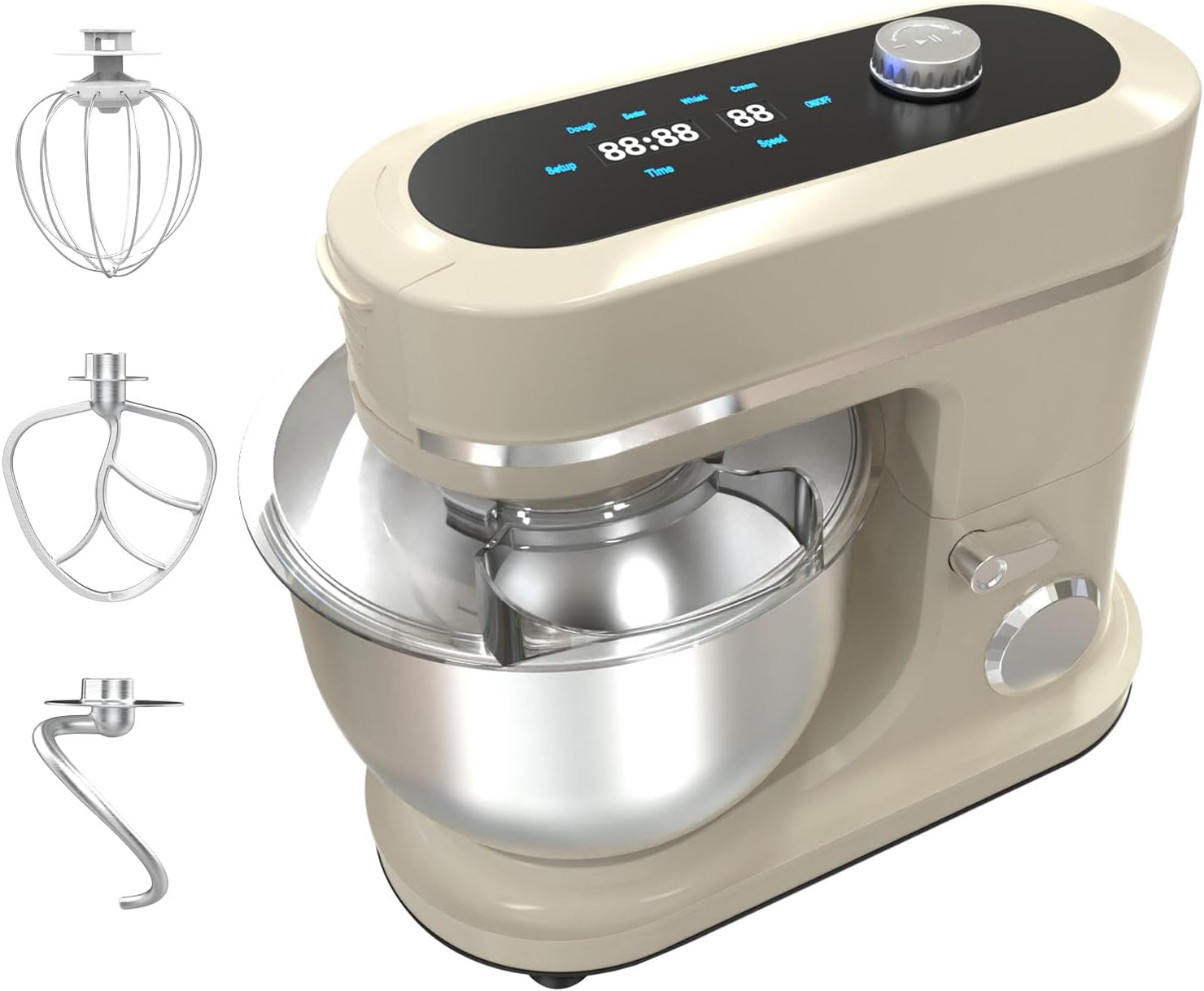 900W Stand Mixer with 8 QT Bowl for Baking and Cooking Needs