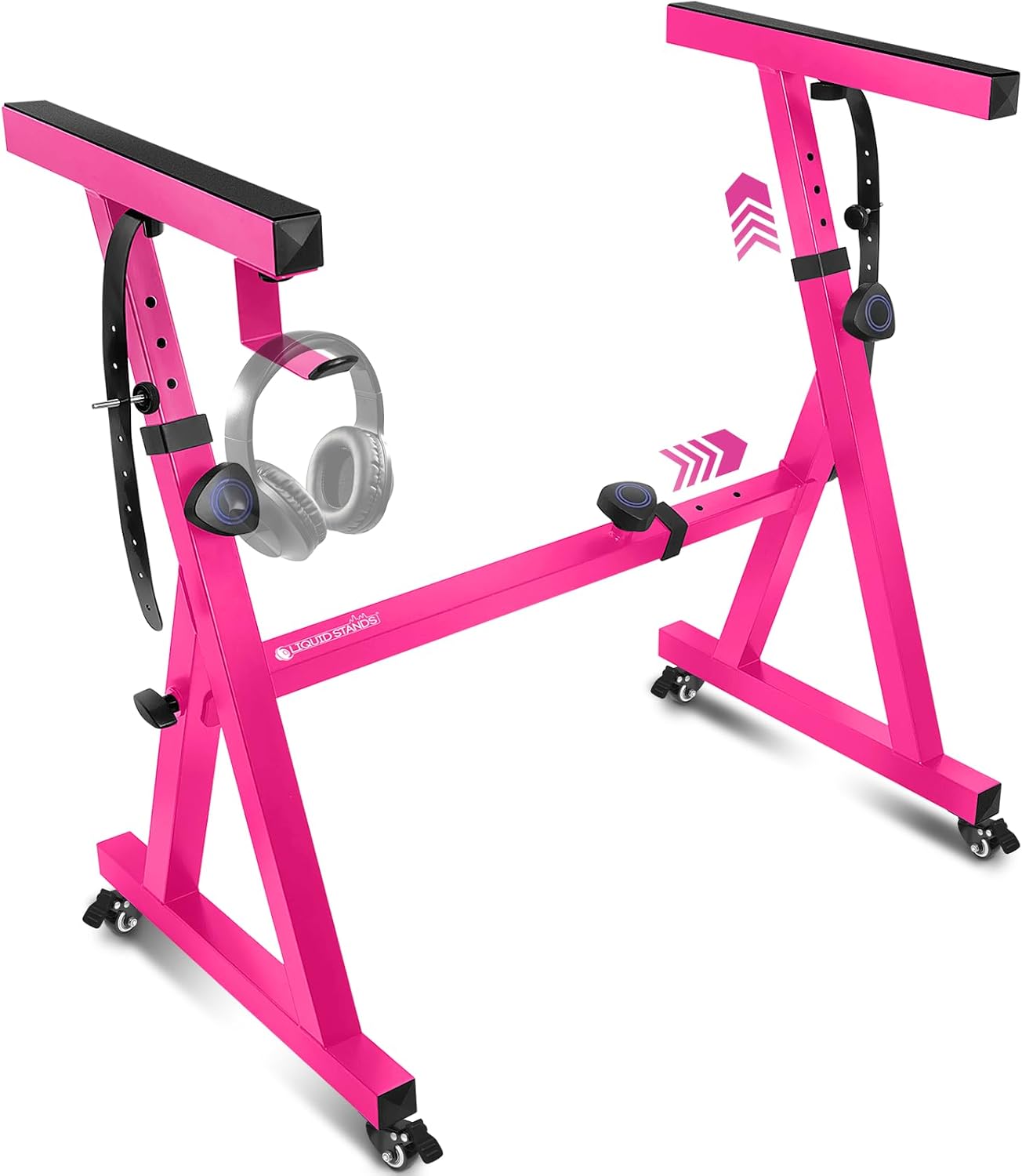 Liquid Stands Z Style Adjustable Keyboard Stand with Wheels