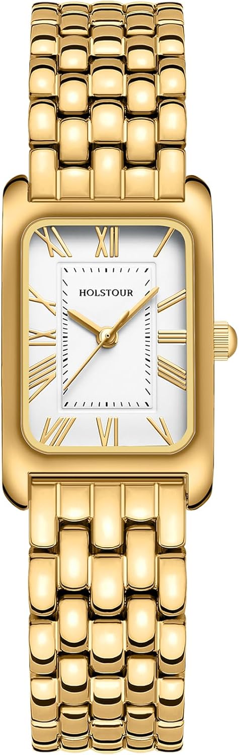 Vintage Gold Watch: Waterproof & Elegant