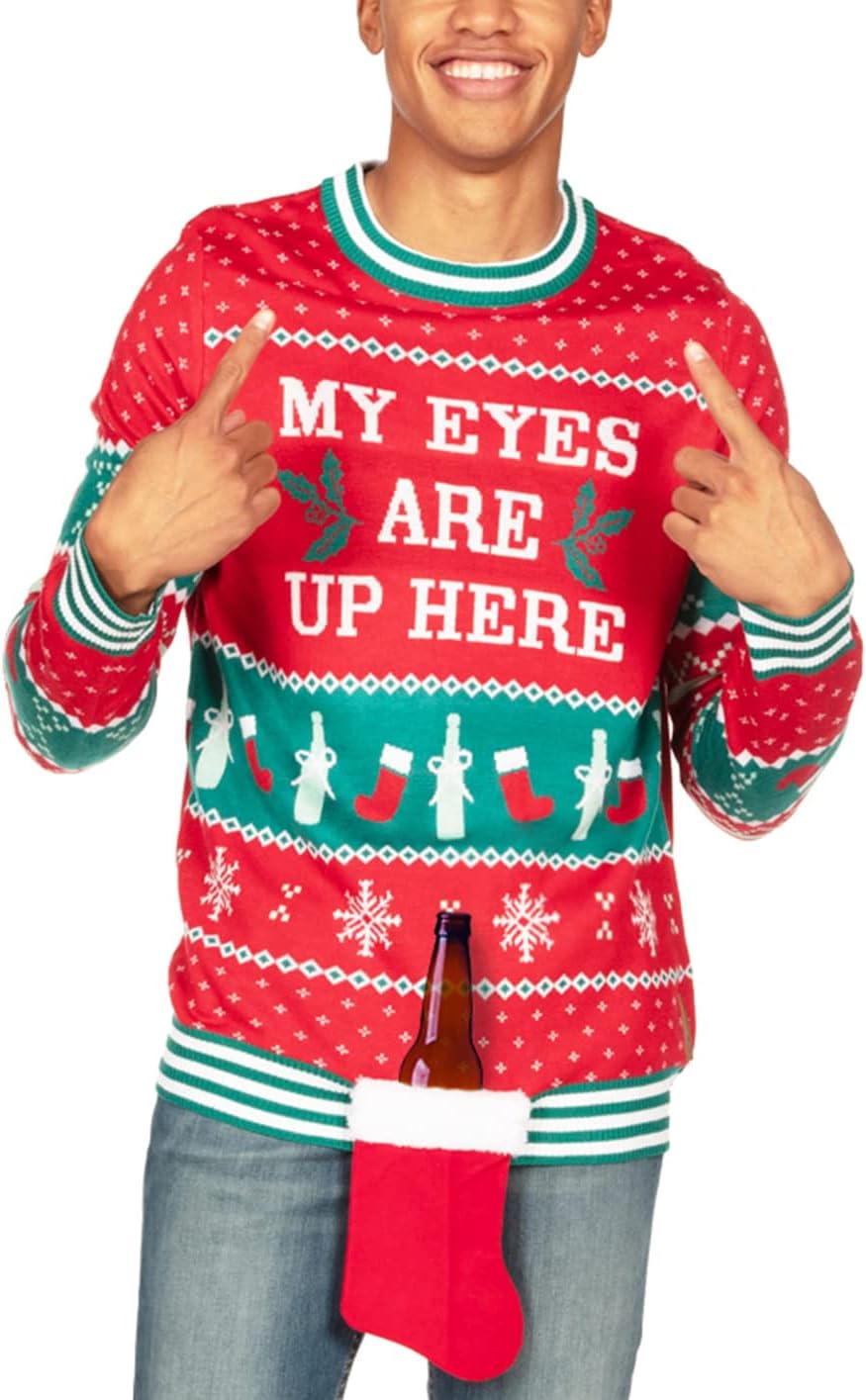 Tipsy Elves Ugly Christmas Sweaters for Men - Colorful Fun