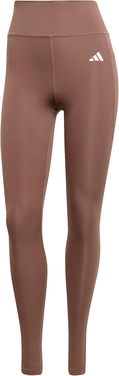 Adidas Womens Optime Essentials Stash Pocket Full-Length Leggings