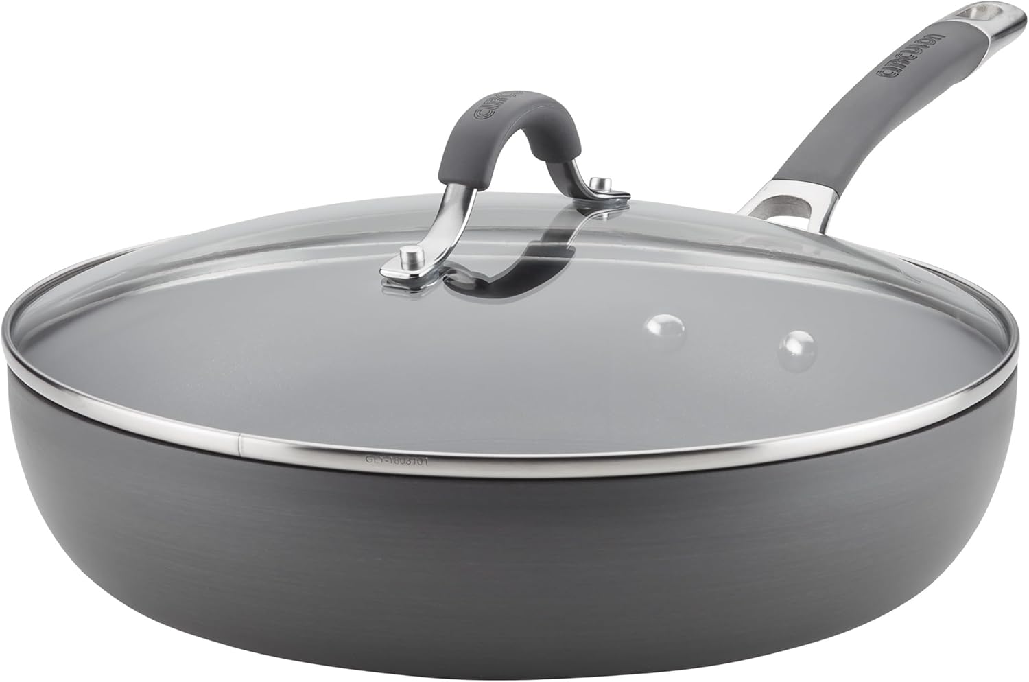 Circulon Radiance Deep Hard Anodized Nonstick Frying Pan 12 in