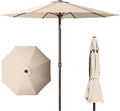 11FT Patio Umbrella with Crank and Push Button Tilt - UPF 50
