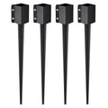 VEVOR Ground Spike for Fence Post 4-Pack - Durable 36in Anchors