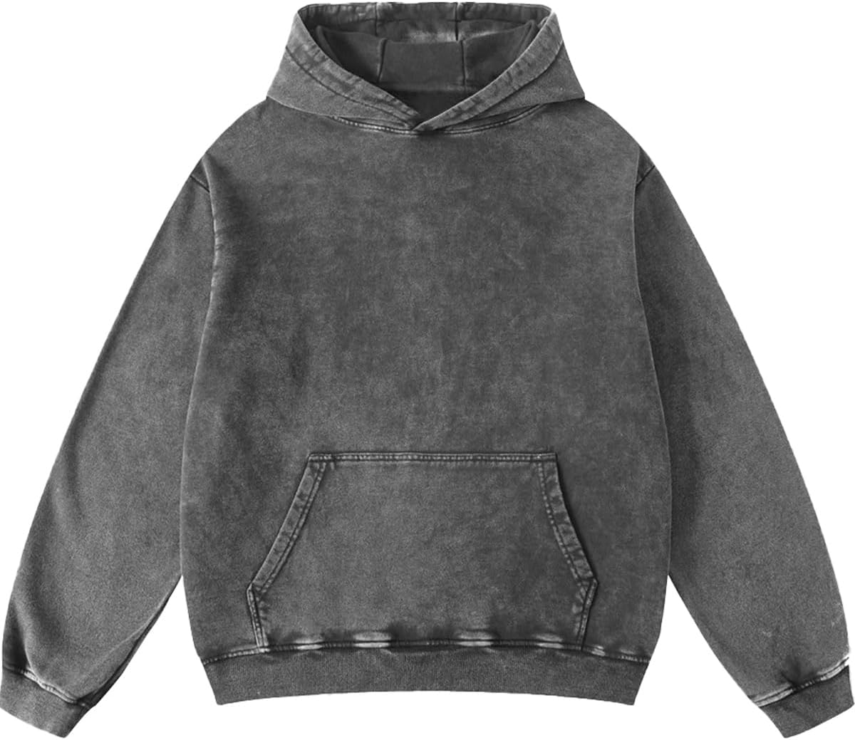 Vintage Acid Wash Hoodie - Streetwear Essential!