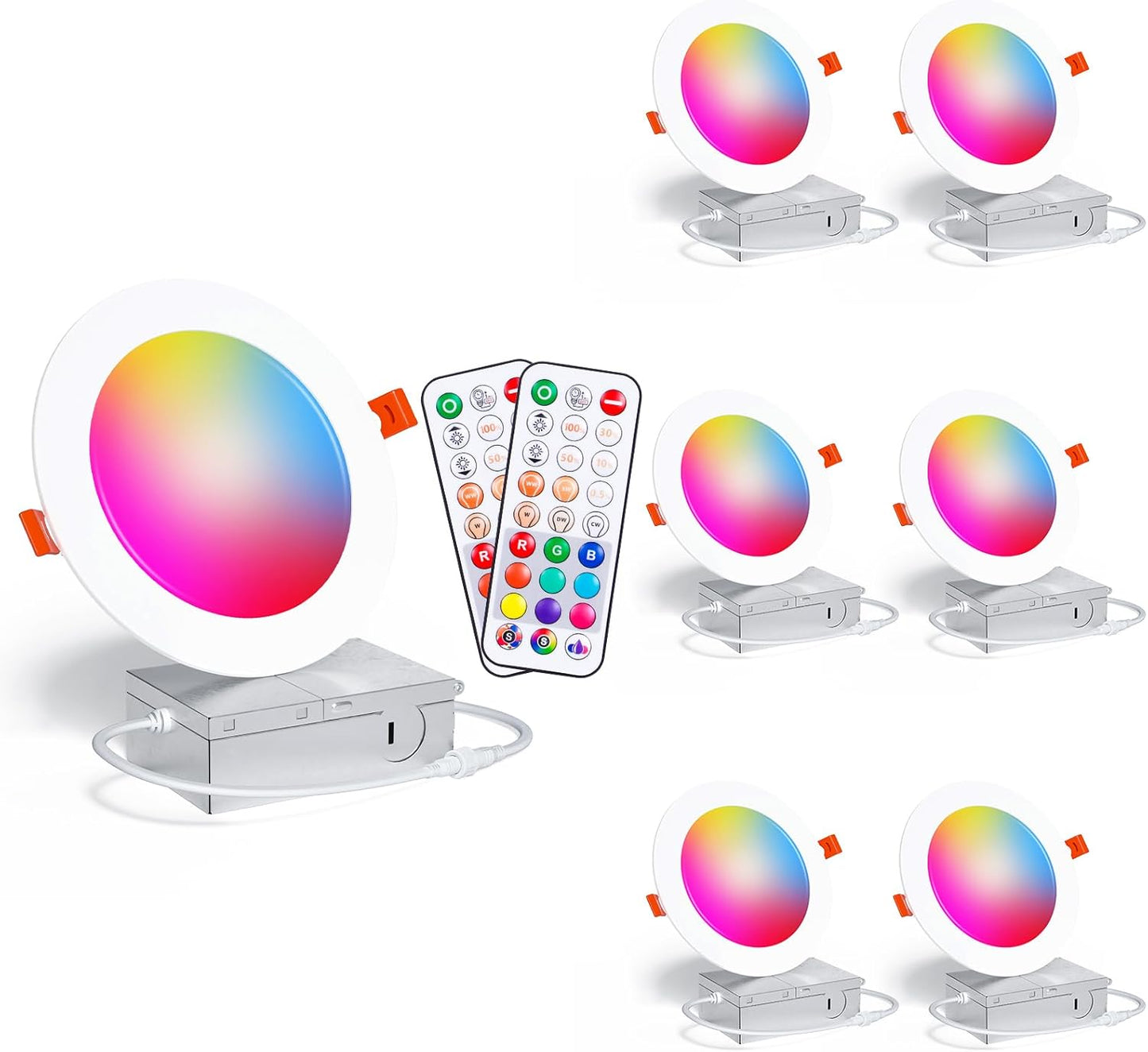Taptoron 4 Inch RGBCW Color Changing Recessed Lighting Review