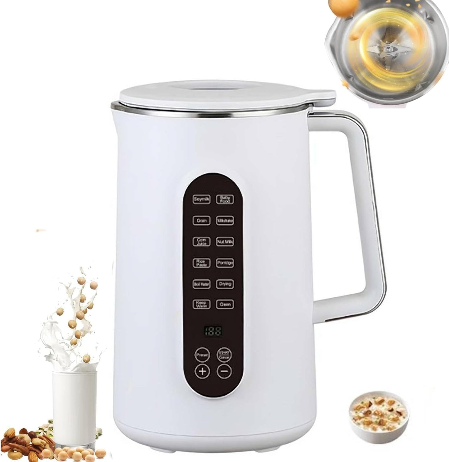 8-in-1 Nut Milk Maker - Homemade Delights!