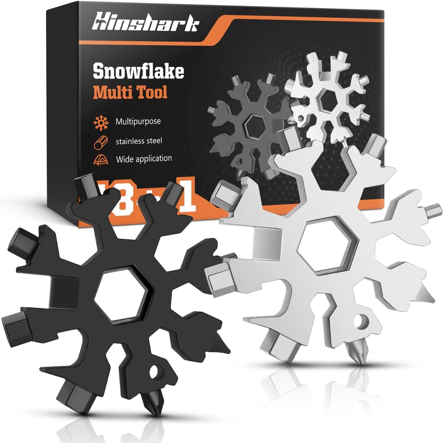 Hinshark Snowflake Multitool Set - Ultimate Gift for Men